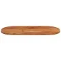 Tablero de mesa ovalado madera maciza de acacia 80x40x2,5 cm by , Table tops - Ref: Foro24-370082, Price: 53,22 €, Discount: %