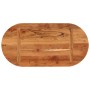 Tablero de mesa ovalado madera maciza de acacia 80x40x2,5 cm by , Table tops - Ref: Foro24-370082, Price: 54,35 €, Discount: %