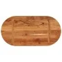 Tablero de mesa ovalado madera maciza de acacia 80x40x2,5 cm by , Table tops - Ref: Foro24-370082, Price: 53,22 €, Discount: %