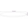 Tablero de mesa redondo madera maciza de acacia Ø80x2,5 cm de , Tableros para mesas - Ref: Foro24-370054, Precio: 141,95 €, D...