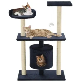Kratzbaum aus Sisal für Katzen, 95 cm, dunkelblau von vidaXL, Katzenmöbel - Ref: Foro24-170516, Preis: 59,30 €, Rabatt: %