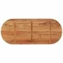 Tablero de mesa ovalado madera maciza de acacia 100x40x3,8 cm by , Table tops - Ref: Foro24-370094, Price: 60,54 €, Discount: %