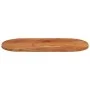 Tablero de mesa ovalado madera maciza de acacia 100x50x3,8 cm de , Tableros para mesas - Ref: Foro24-370096, Precio: 89,60 €,...