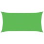 Toldo de vela HDPE verde claro 160 g/m² 4x7 m