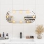 Oval wall mirror with LED lights, glass, 30x70 cm by , Mirrors - Ref: Foro24-3189161, Price: 36,83 €, Discount: %