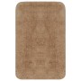 Conjunto de alfombrillas de baño de tela 3 piezas beige de vidaXL, Alfombras y esterillas de baño - Ref: Foro24-133223, Preci...