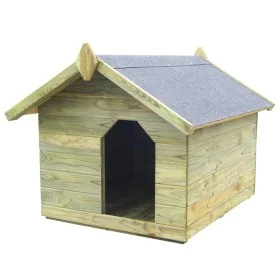 Garden dog house with open roof made of treated pine wood by vidaXL, Dog kennels - Ref: Foro24-45150, Price: 170,99 €, Discou...