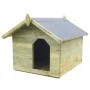 Garden dog house with open roof made of treated pine wood by vidaXL, Dog kennels - Ref: Foro24-45150, Price: 170,85 €, Discou...