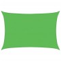 Toldo de vela HDPE verde claro 160 g/m² 5x6 m