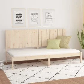 Sofá cama madera maciza de pino 90x200 cm de , Camas y somieres - Ref: Foro24-3108066, Precio: 142,96 €, Descuento: %