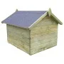 Garden dog house with open roof made of treated pine wood by vidaXL, Dog kennels - Ref: Foro24-45150, Price: 170,85 €, Discou...