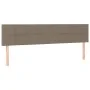 Box spring bed with LED mattress taupe gray fabric 200x200 cm by , Beds and slatted bases - Ref: Foro24-3133745, Price: 628,4...