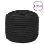 Cuerda de barco polipropileno negro intenso 14 mm 100 m de , Sogas y cuerdas metálicas - Ref: Foro24-152517, Precio: 74,04 €,...