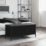 Aufbewahrungsbank aus Holzwerkstoff schwarz 102x42x45 cm von , Bänke für Hallen und Lager - Ref: Foro24-835147, Preis: 91,31 ...