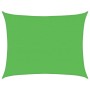 Toldo de vela HDPE verde claro 160 g/m² 6x7 m