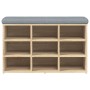 Schuhbank aus Holzwerkstoff Sonoma-Eiche 82x32x50 cm von , Bänke für Hallen und Lager - Ref: Foro24-835105, Preis: 65,10 €, R...