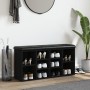 Holzwerkstoff-Schuhbank schwarz 102x32x50 cm von , Bänke für Hallen und Lager - Ref: Foro24-835111, Preis: 81,84 €, Rabatt: %