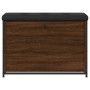 Shoe bench with foldable drawer, brown oak, 82x32x56 cm. by , Benches for halls and storage - Ref: Foro24-835126, Price: 78,8...