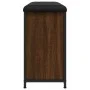 Shoe bench with foldable drawer, brown oak, 82x32x56 cm. by , Benches for halls and storage - Ref: Foro24-835126, Price: 77,9...