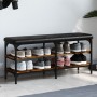 Schuhbank Holzwerkstoff Eiche geräuchert 102x32x47 cm von , Bänke für Hallen und Lager - Ref: Foro24-835164, Preis: 62,86 €, ...