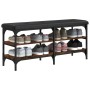 Schuhbank Holzwerkstoff Eiche geräuchert 102x32x47 cm von , Bänke für Hallen und Lager - Ref: Foro24-835164, Preis: 62,86 €, ...