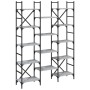 Engineered wood bookshelf in Sonoma gray, 127.5x28.5x172.5 cm by , Bookcases and shelves - Ref: Foro24-838871, Price: 110,81 ...