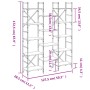 Engineered wood bookshelf in Sonoma gray, 127.5x28.5x172.5 cm by , Bookcases and shelves - Ref: Foro24-838871, Price: 110,81 ...