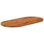 Oval table top solid acacia wood 80x40x3.8 cm by , Table tops - Ref: Foro24-370092, Price: 62,93 €, Discount: %
