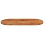 Oval table top solid acacia wood 80x40x3.8 cm by , Table tops - Ref: Foro24-370092, Price: 62,93 €, Discount: %