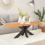 Tablero de mesa ovalado madera maciza de acacia 140x50x3,8 cm de , Tableros para mesas - Ref: Foro24-370099, Precio: 108,90 €...