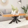 Tablero de mesa ovalado madera maciza de acacia 100x40x2,5 cm de , Tableros para mesas - Ref: Foro24-370084, Precio: 47,77 €,...