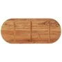 Tablero de mesa ovalado madera maciza de acacia 100x40x2,5 cm de , Tableros para mesas - Ref: Foro24-370084, Precio: 47,77 €,...