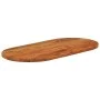 Ovale Tischplatte aus massivem Akazienholz 100x50x2,5 cm von , Tischplatten - Ref: Foro24-370086, Preis: 65,11 €, Rabatt: %