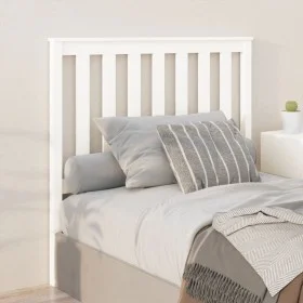 Cabecero de cama madera maciza de pino blanco 106x6x101 cm de , Cabeceros y pies de cama - Ref: Foro24-818506, Precio: 60,42 ...