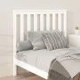 Cabecero de cama madera maciza de pino blanco 106x6x101 cm de , Cabeceros y pies de cama - Ref: Foro24-818506, Precio: 60,42 ...