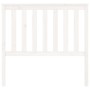 Bettkopfteil aus massivem weißem Kiefernholz, 106 x 6 x 101 cm von , Kopf- und Fußteile - Ref: Foro24-818506, Preis: 61,46 €,...