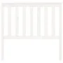 Cabecero de cama madera maciza de pino blanco 106x6x101 cm de , Cabeceros y pies de cama - Ref: Foro24-818506, Precio: 60,42 ...