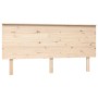 Bettkopfteil aus massivem Kiefernholz, 164 x 6 x 82,5 cm von , Kopf- und Fußteile - Ref: Foro24-819180, Preis: 61,19 €, Rabat...