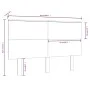 Cabecero de cama madera maciza de pino 164x6x82,5 cm de , Cabeceros y pies de cama - Ref: Foro24-819180, Precio: 60,31 €, Des...