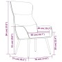 Dark gray fabric relaxation armchair by , Armchairs - Ref: Foro24-341072, Price: 101,26 €, Discount: %