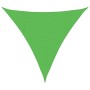 Toldo de vela HDPE verde claro 160 g/m² 4x4x4 m