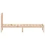 Estructura de cama individual pequeña madera maciza 75x190 cm de , Camas y somieres - Ref: Foro24-3100549, Precio: 81,69 €, D...