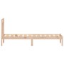 Small solid wood single bed frame 75x190 cm by , Beds and slatted bases - Ref: Foro24-3100549, Price: 85,17 €, Discount: %