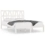 Estructura de cama madera maciza pino blanco 120x190 cm de , Camas y somieres - Ref: Foro24-3103969, Precio: 131,91 €, Descue...