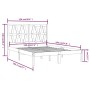 Massives Bettgestell aus weißem Kiefernholz, 120 x 190 cm von , Betten und Lattenroste - Ref: Foro24-3103969, Preis: 133,75 €...