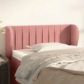 Pink velvet headboard 83x23x78/88 cm by , Headboards and footboards - Ref: Foro24-3117417, Price: 43,68 €, Discount: %