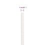 Intense white polypropylene boat rope 3 mm 500 m by , Ropes and metal cords - Ref: Foro24-152538, Price: 34,35 €, Discount: %