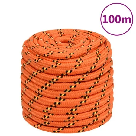 Orangefarbenes Polypropylen-Bootsseil 16 mm 100 m von , Seile und Metallschnüre - Ref: Foro24-152680, Preis: 88,80 €, Rabatt: %