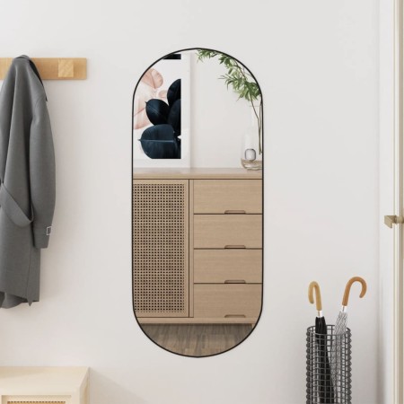 Espejo de pared vidrio ovalado 30x70 cm de , Espejos - Ref: Foro24-350455, Precio: 25,18 €, Descuento: %