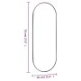 Ovaler Glaswandspiegel 30x70 cm von , Spiegel - Ref: Foro24-350455, Preis: 23,68 €, Rabatt: %